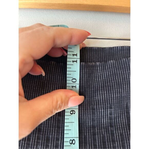 Avocado Leggings Dark Gray Acid Wash Geometric Pattern size XS/S - Picture 4 of 6